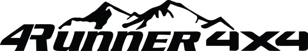 4 Runner 4x4 Mountain Banner