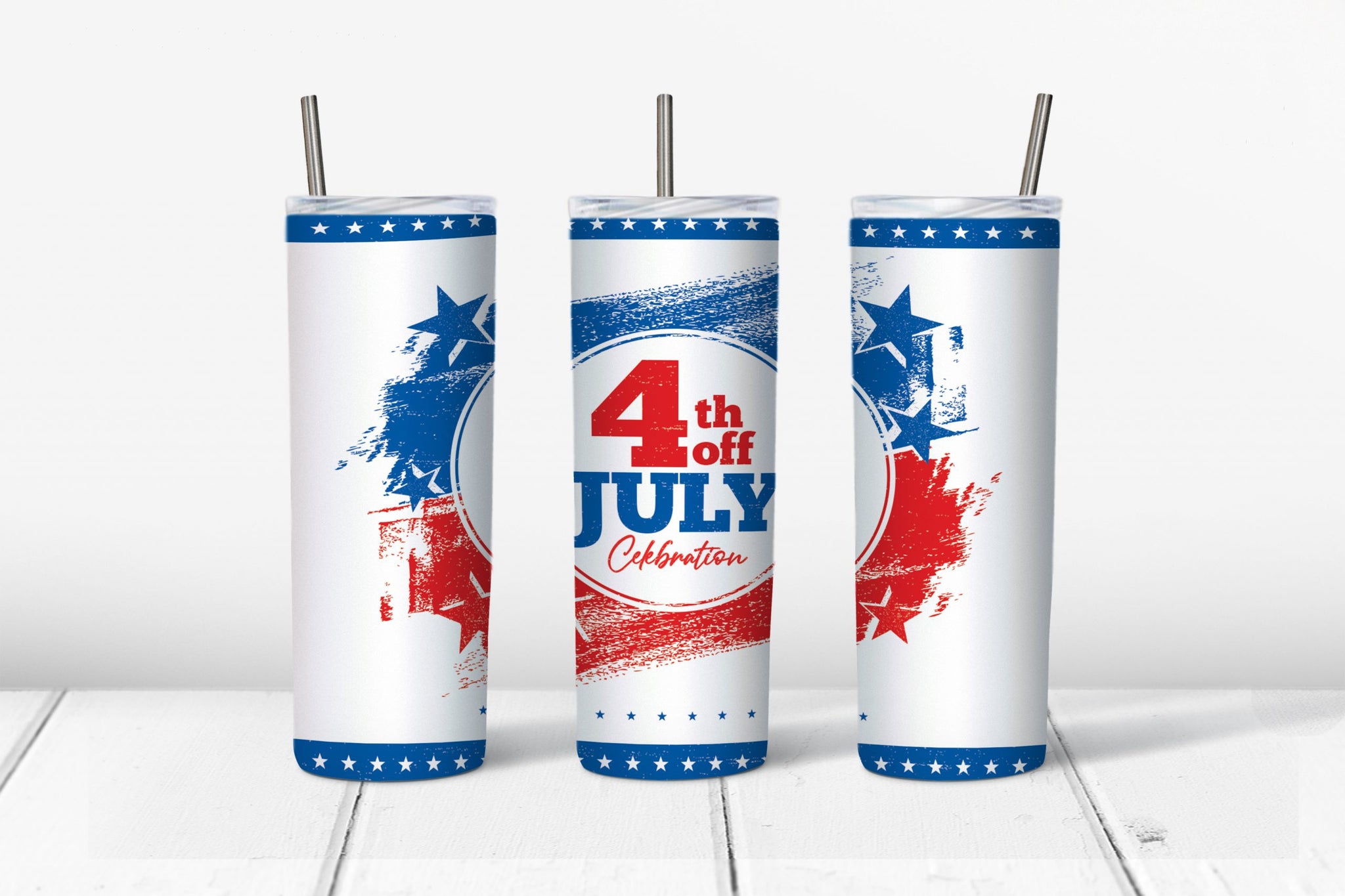 4th of July 20oz Tumbler