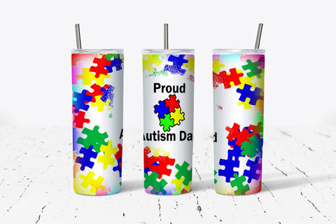 Autism Dad 20oz Tumbler