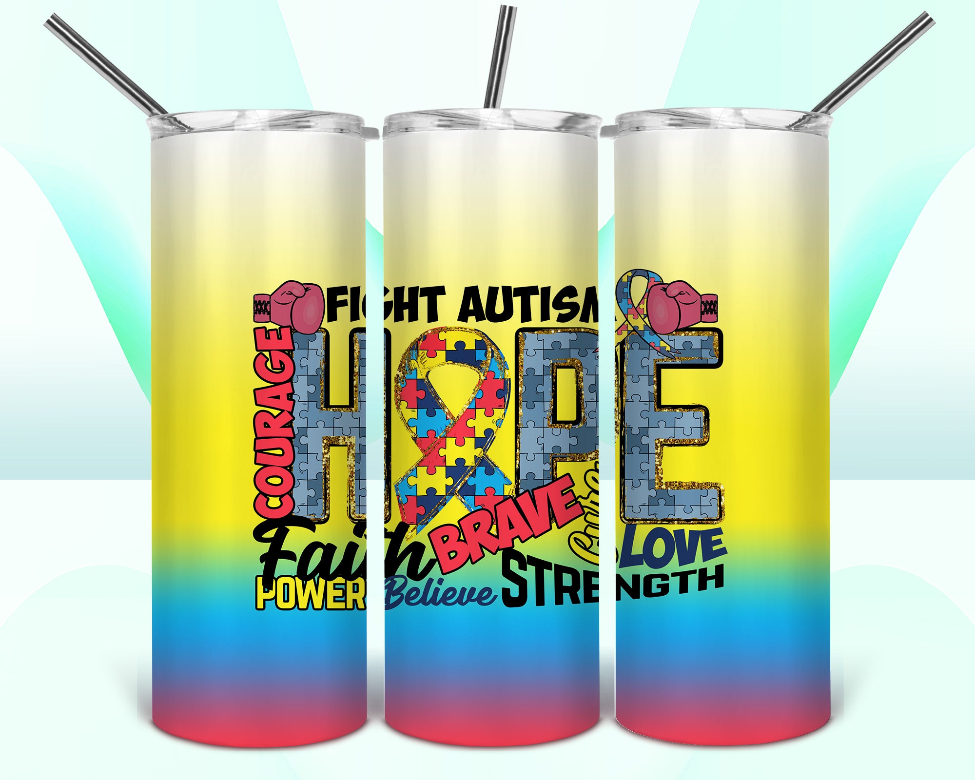 Autism Hope Tumbler