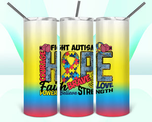 Autism Hope Tumbler