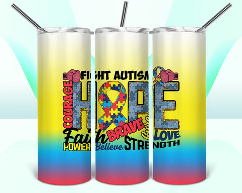 Autism Hope Tumbler
