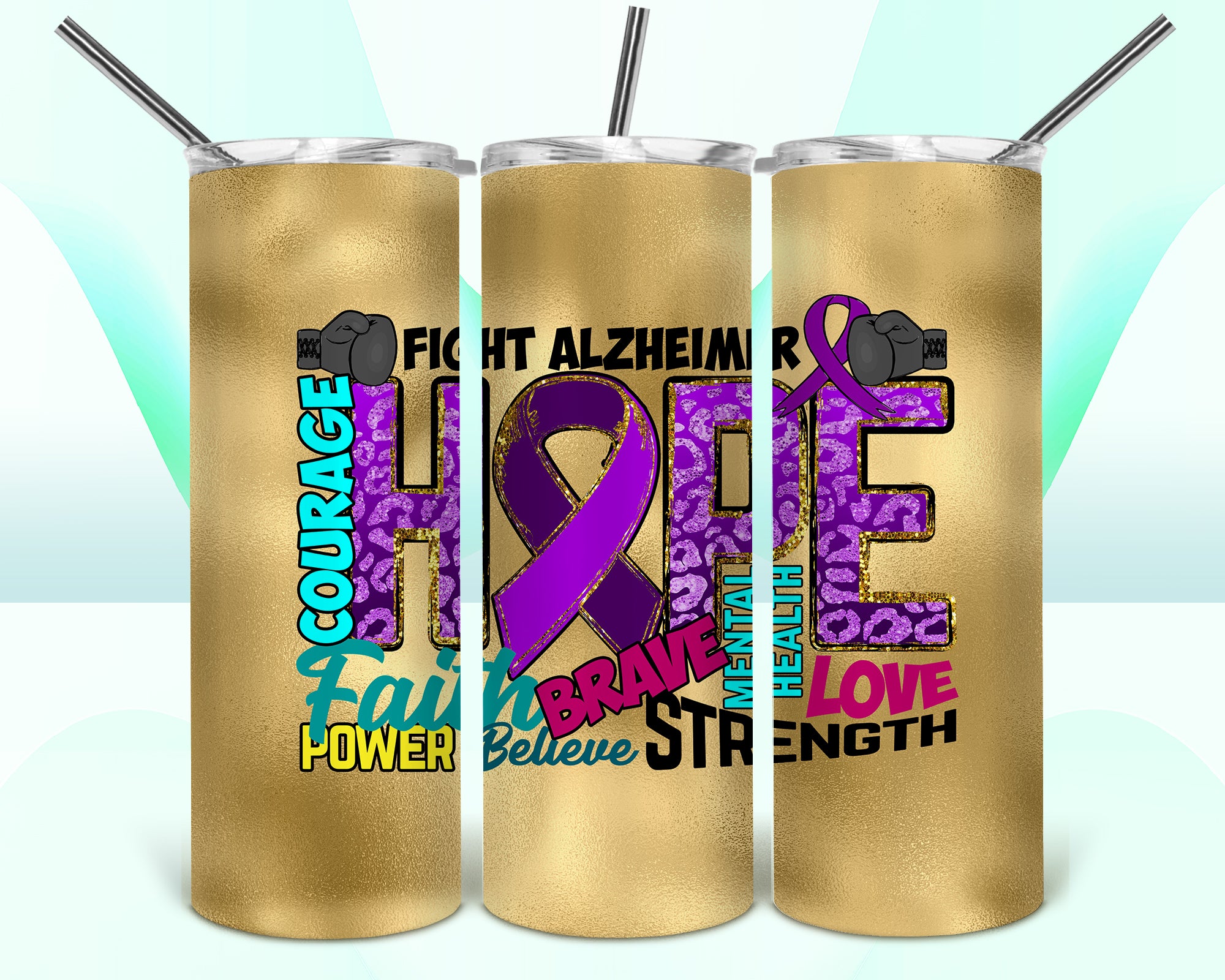 Alzheimer Awareness 20oz Tumbler