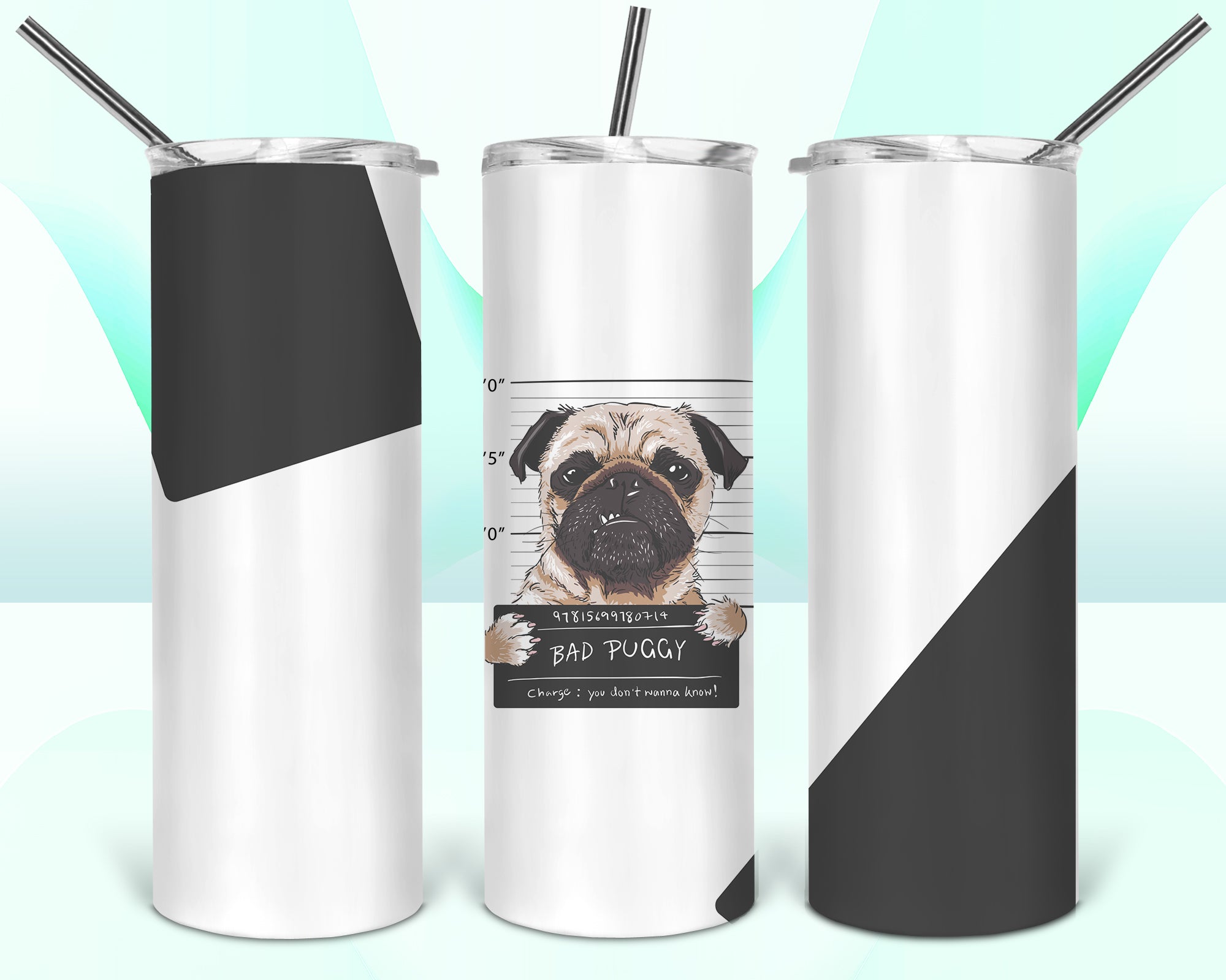 Bad Puggy 20oz Tumbler