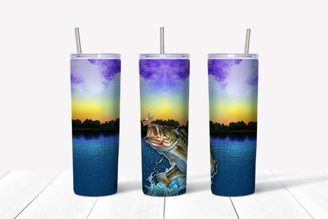 Bass Fishing 20oz Tumbler