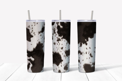 Black Cow Hide Tumbler