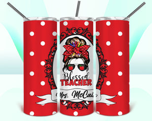 Blessed Teacher 3 20oz Tumbler