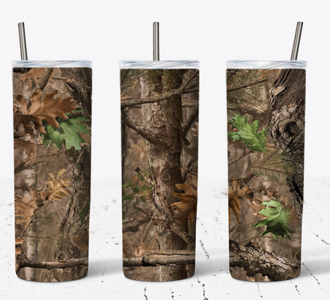Brown Real Camo 20oz Tumbler