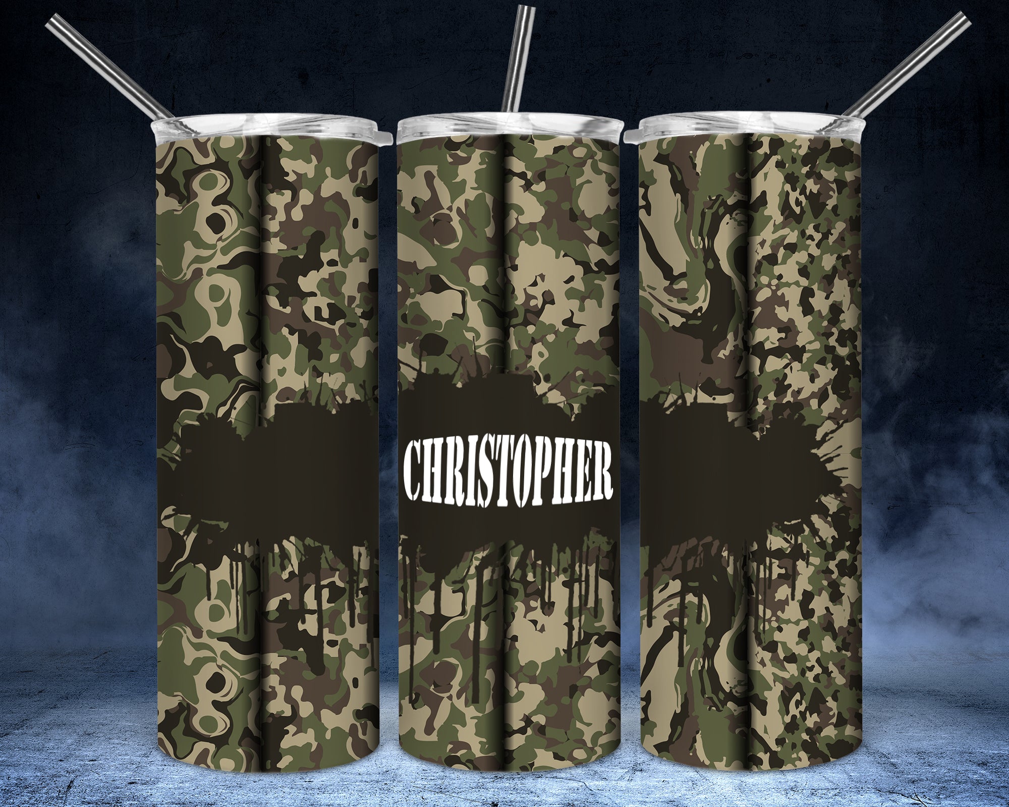 Camo Spatter Spot 20oz Tumbler