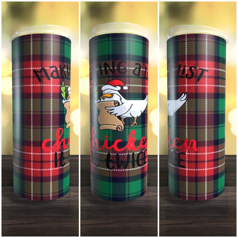 Chicken It Twice 20oz Tumbler