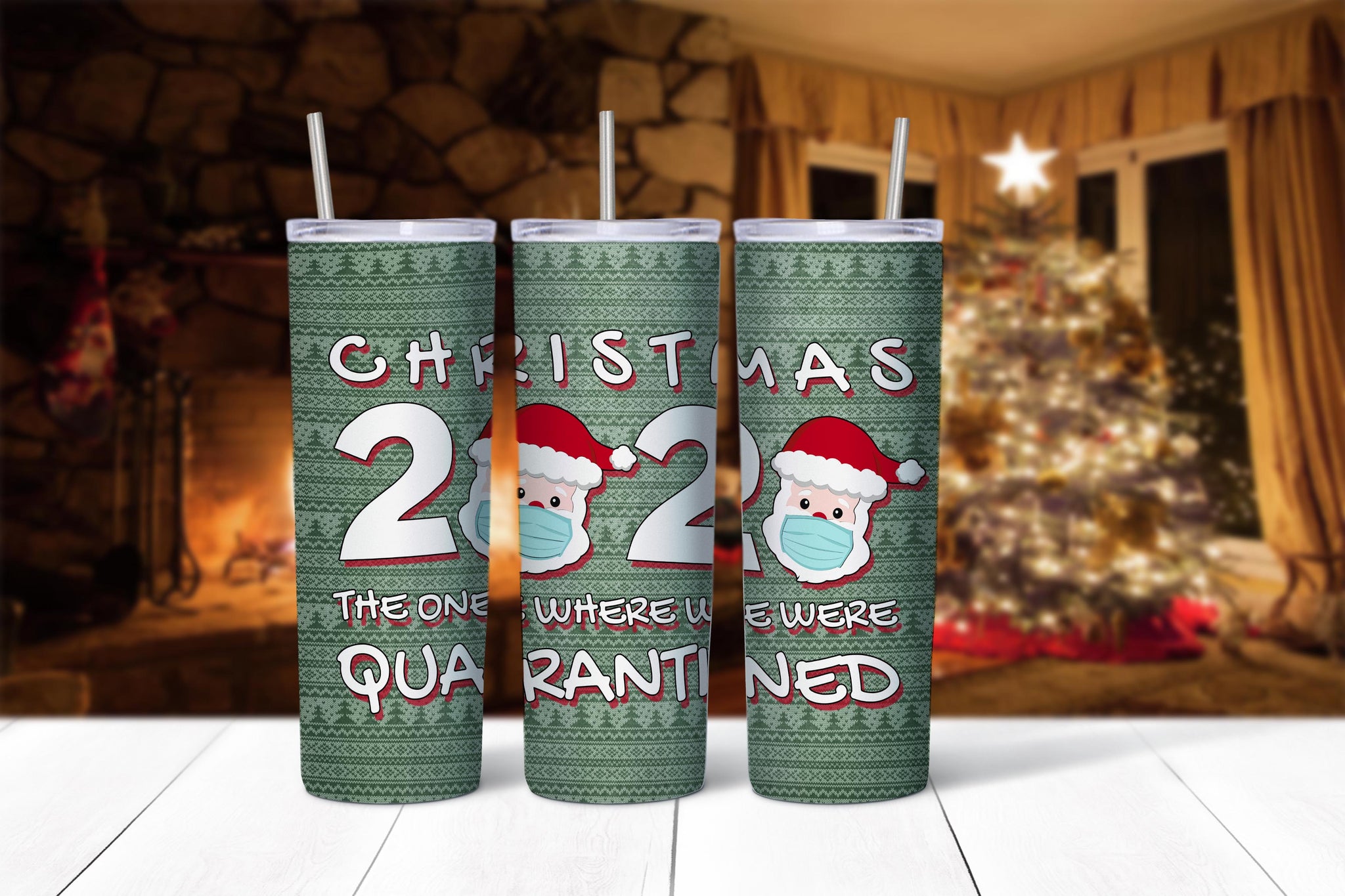 Christmas 2020 Quarantine 20oz Tumbler