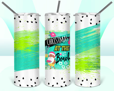 Christmas at the Beach 20oz Tumbler