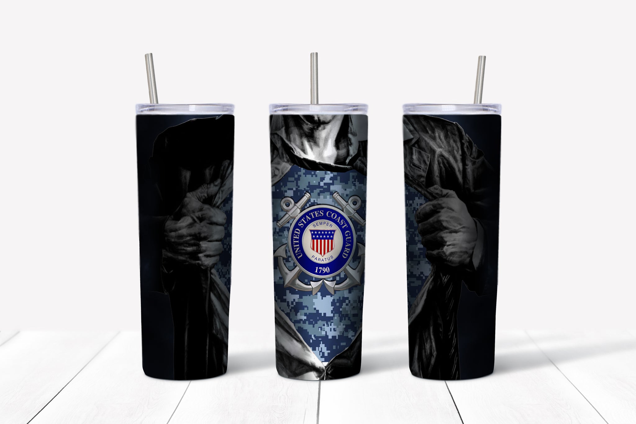 Coast Guard Superman Tumbler
