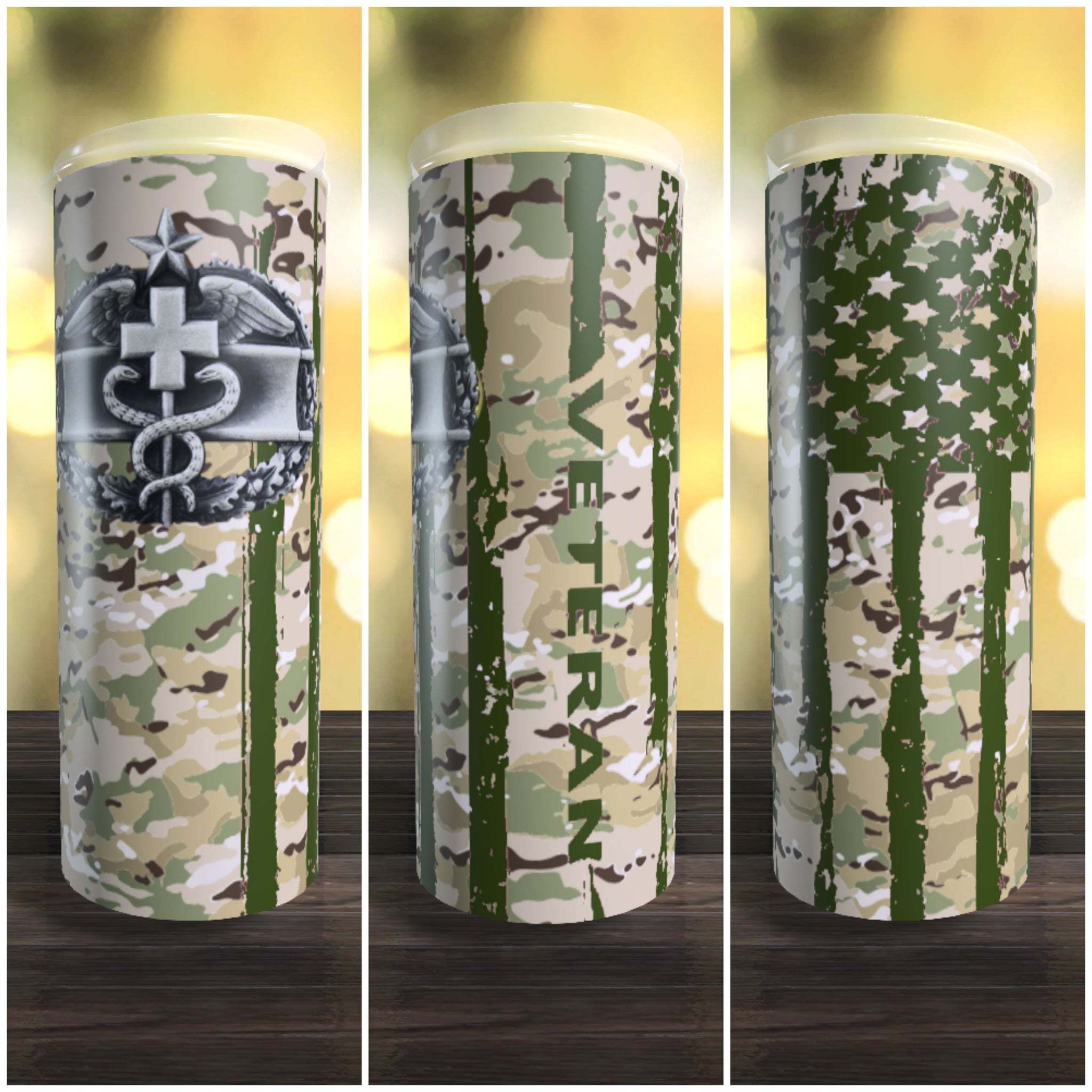 Combat Medic Veteran Tumbler