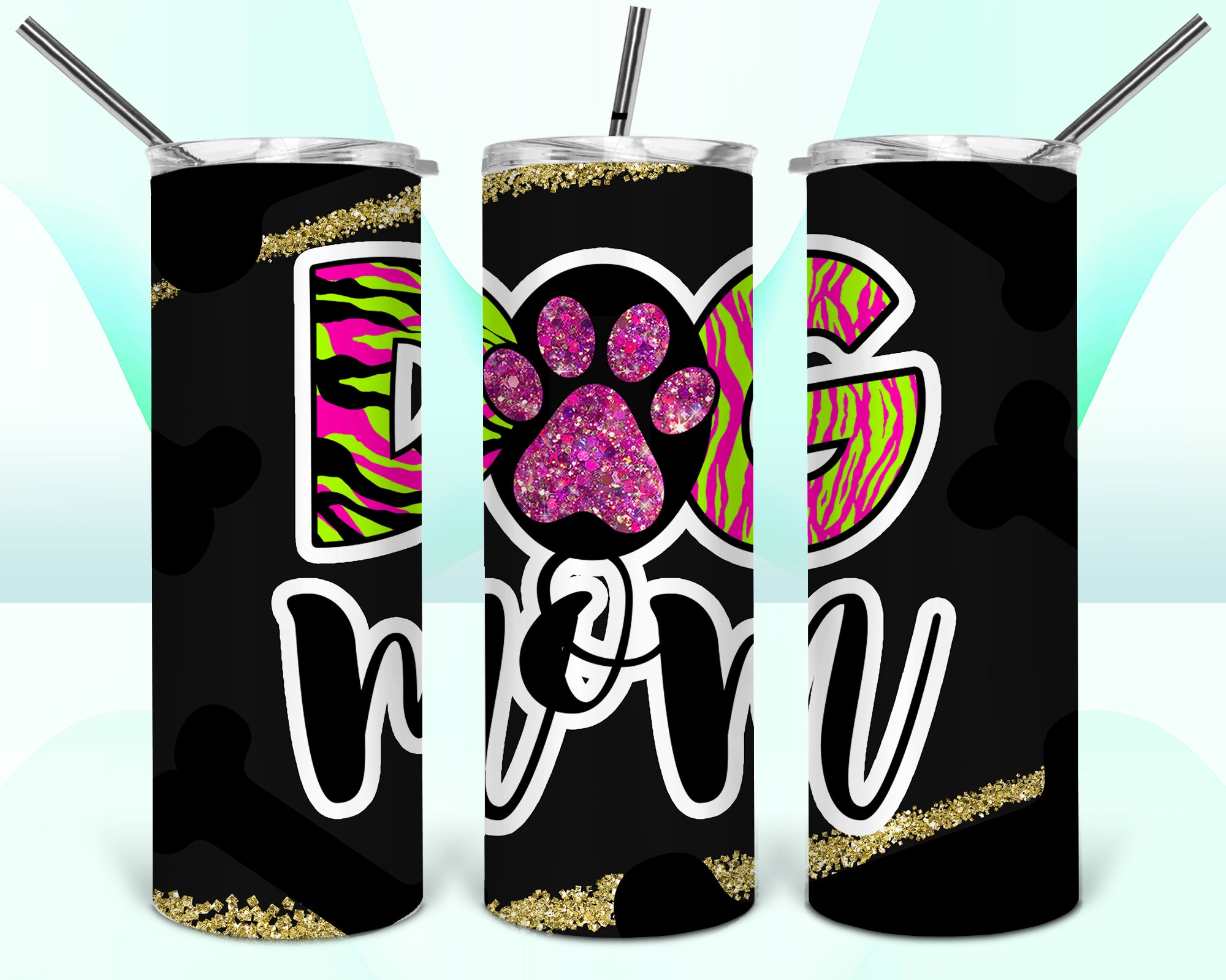 Dog Mom 2 20oz Tumbler