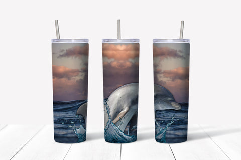 Dolphin Jumping 20oz Tumbler