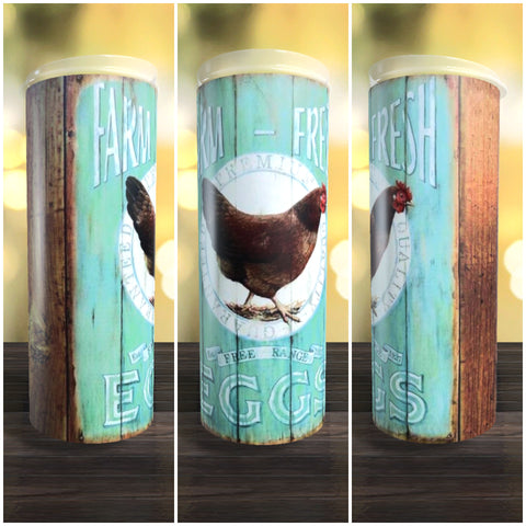 Farm Fresh Eggs 20oz Tumbler