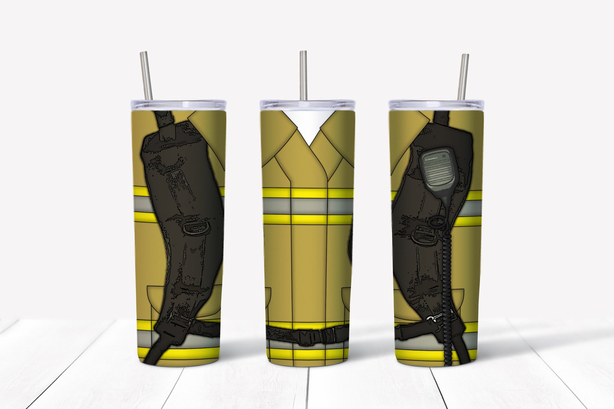 Fireman Uniform Tumbler