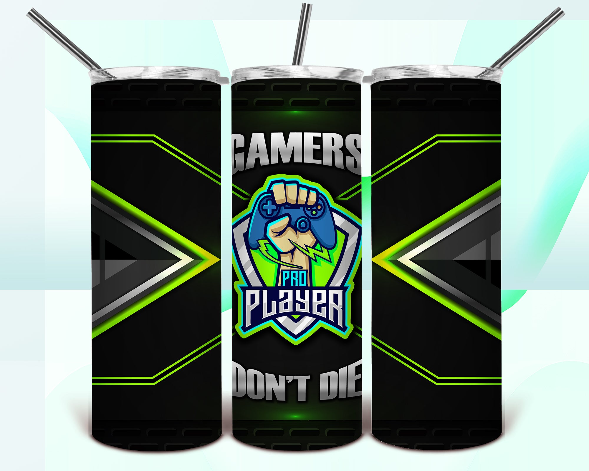 Gamers Don't Die 20oz Tumbler