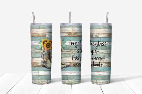 Forget the Glass Slipper, this Princess Wears Boots Tumbler