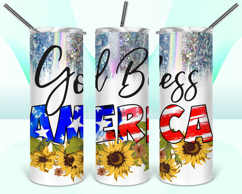 God Bless America 20oz Tumbler