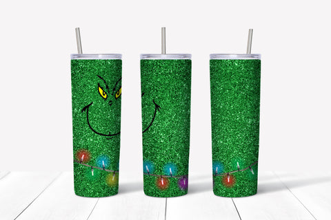 Grinch Face 20oz Tumbler