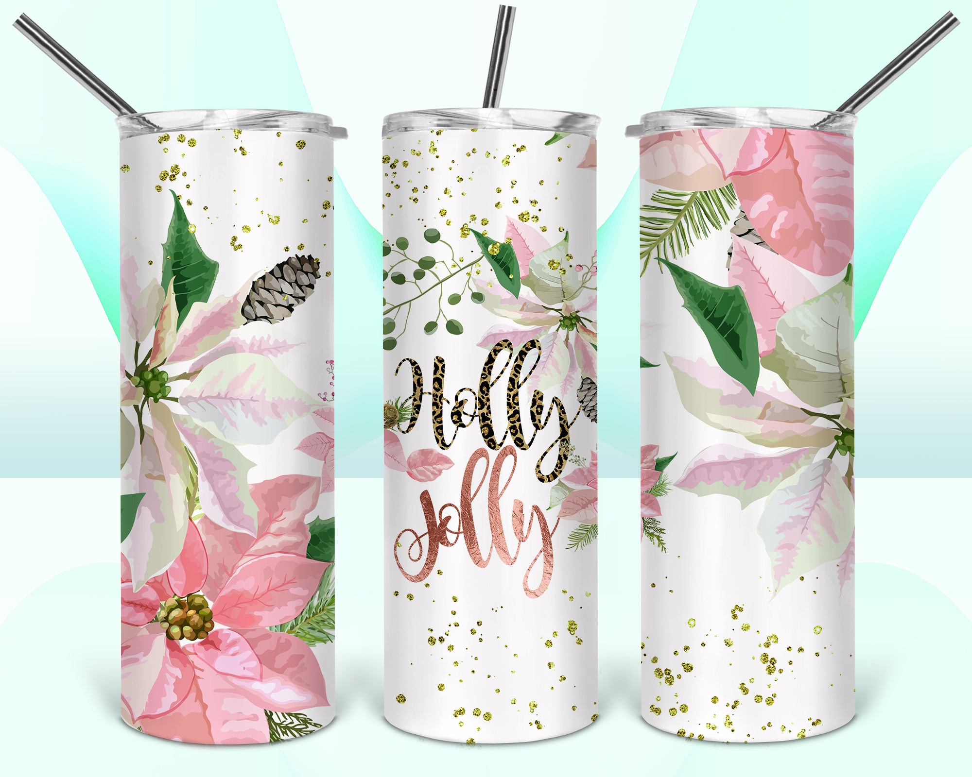 Holly Jolly 20oz Tumbler