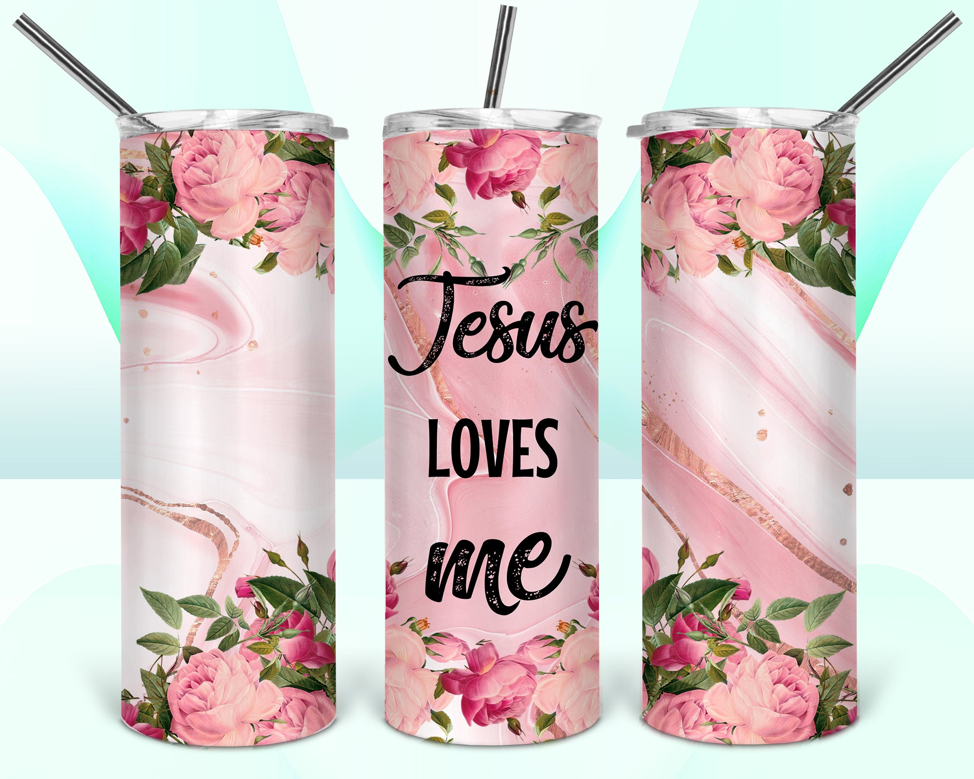 Jesus Loves Me 1 20oz Tumbler