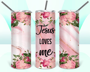 Jesus Loves Me 1 20oz Tumbler