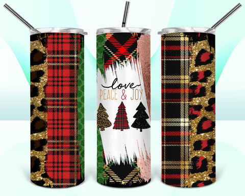 Love Peace Joy 20oz Tumbler