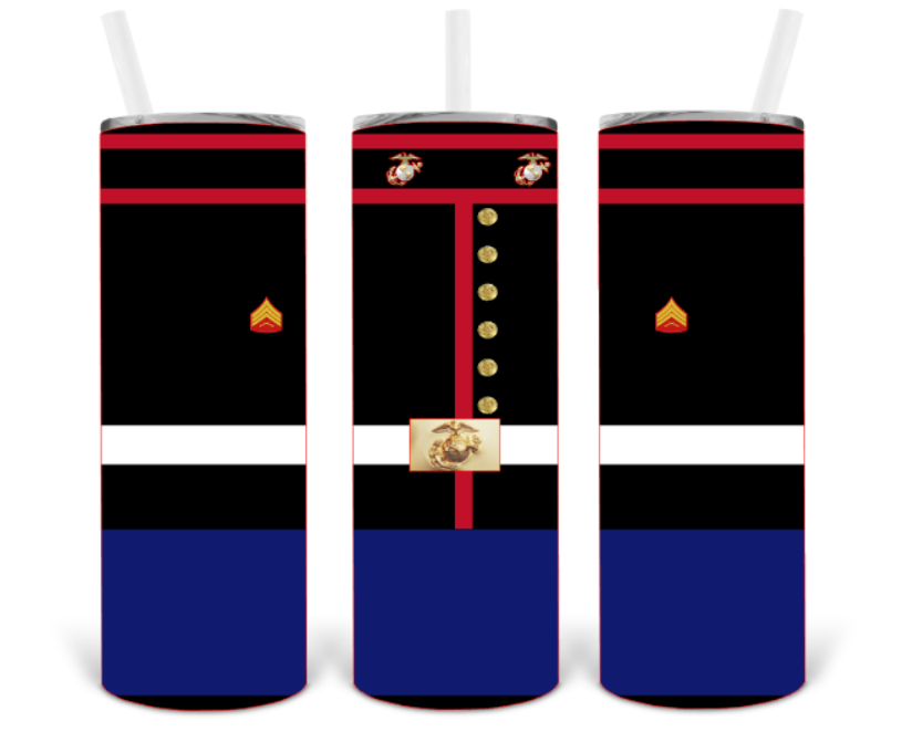 Marine Uniform Tumbler