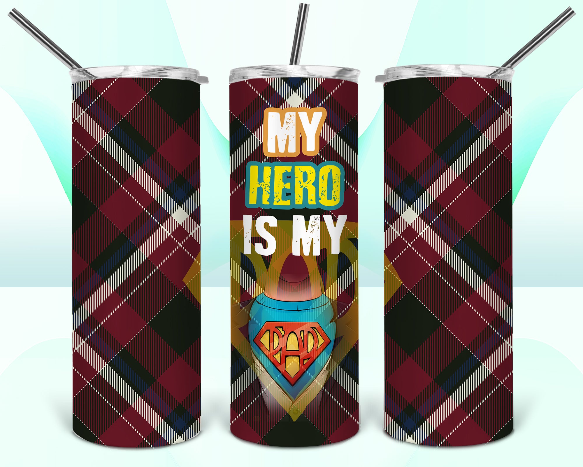 My Hero is My Dad Tumbler