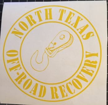 NTOR \ North Texas Off-Road Recovery Decal