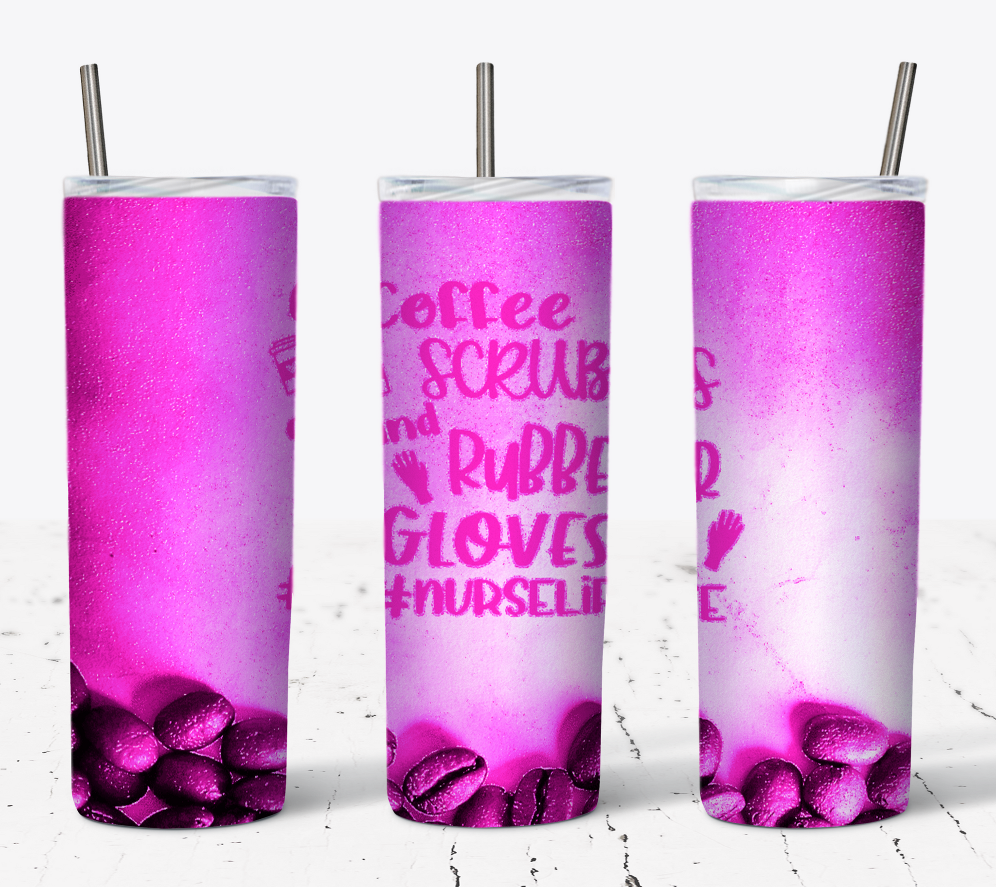 Nurse Life Coffee Pink Tumbler
