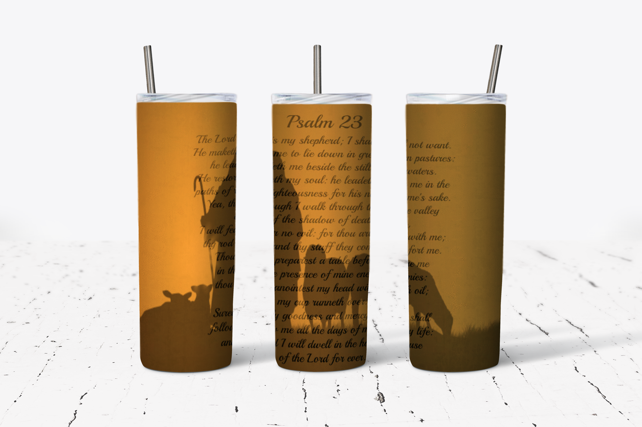 Psalms 23 20oz Tumbler