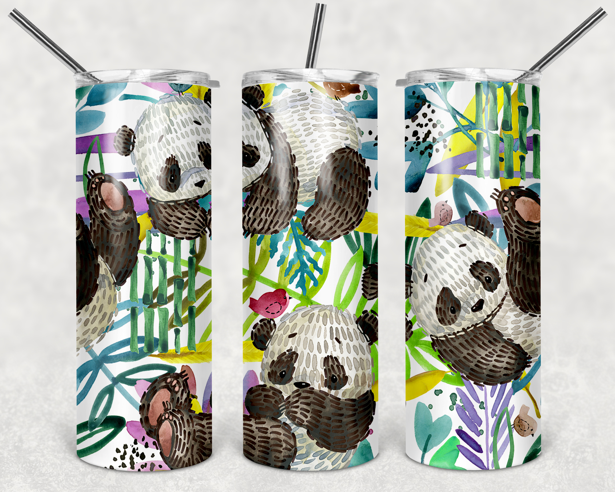 Panda Bears 20oz Tumbler
