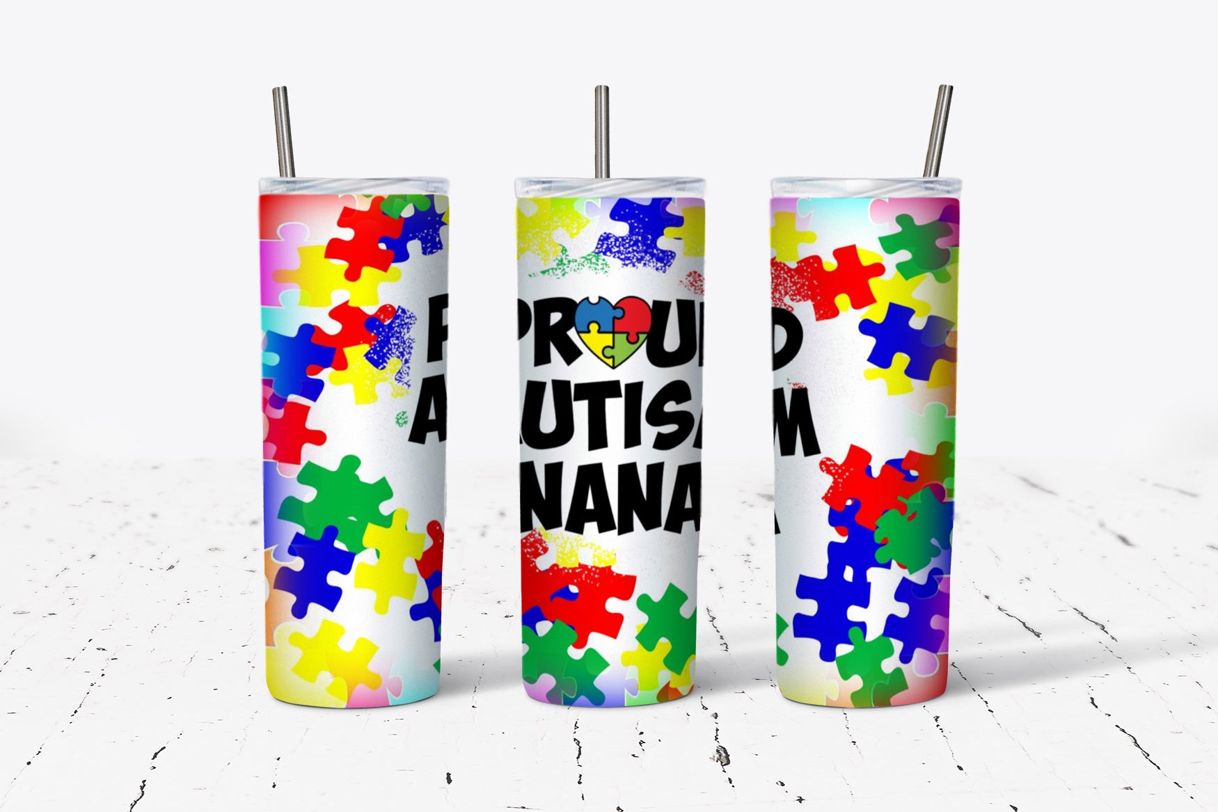 Proud Autism Nana 20oz Tumbler