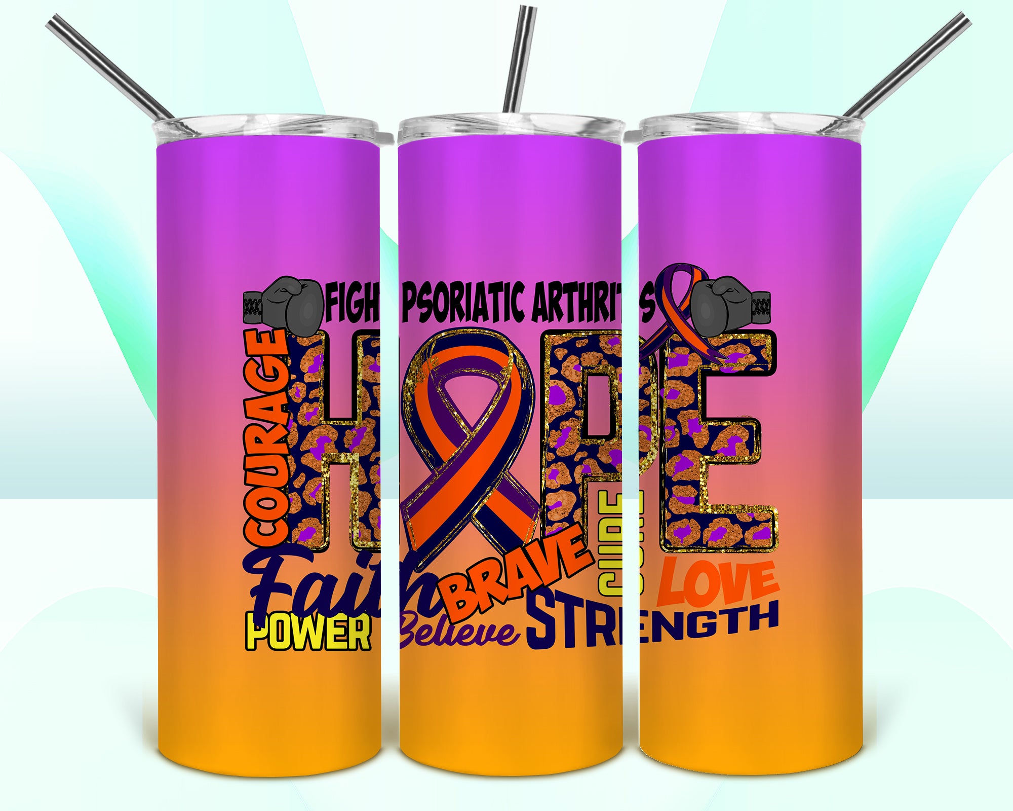 Psoriatic Arthritis Awareness 20oz Tumbler