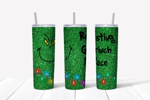 Resting Grinch Face 1 20oz Tumbler