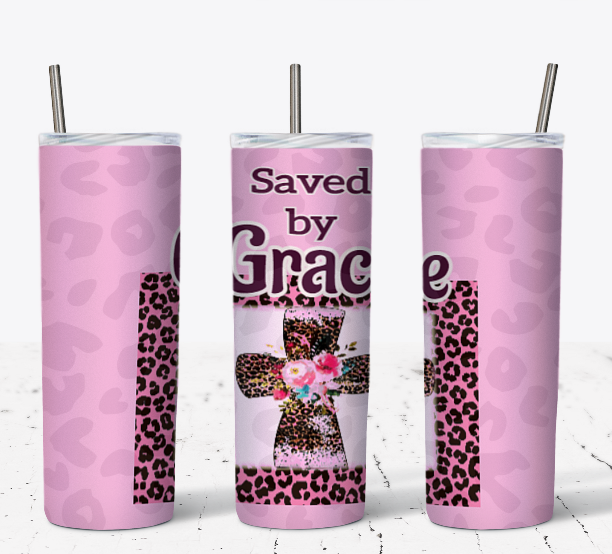 Saved by Grace 20oz Tumbler