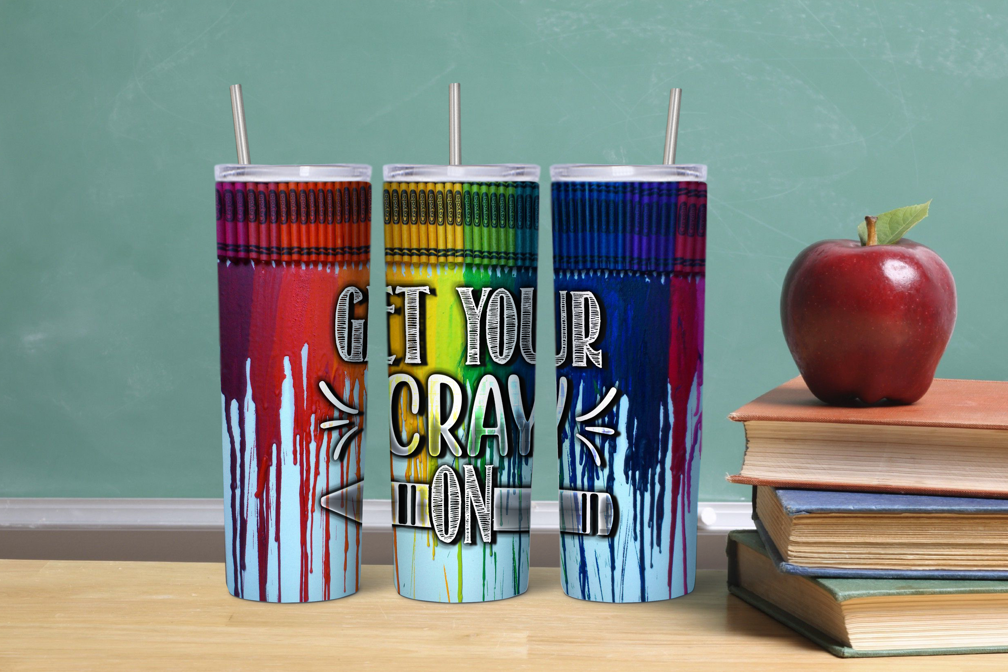Teacher Cray On 20oz Tumbler