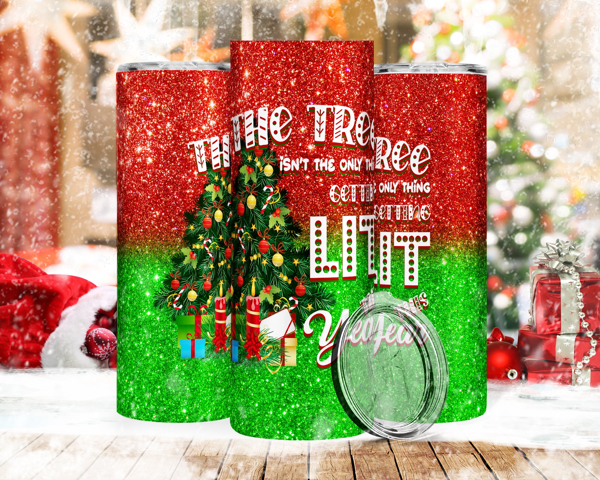The Tree isn't the Oly Thing Getting Lit 20oz Tumbler