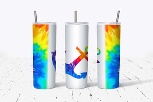 Tie-dye Anchor 20oz Tumbler