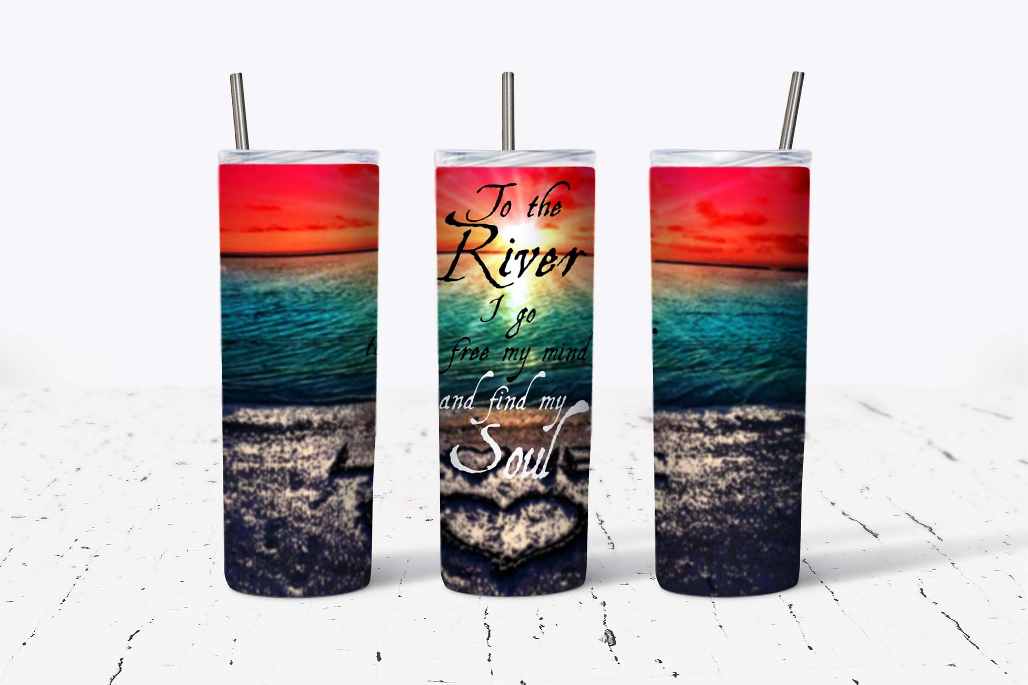 To the River I Go 20oz Tumbler