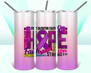 Ulcrative Colitis Awareness 20oz Tumbler