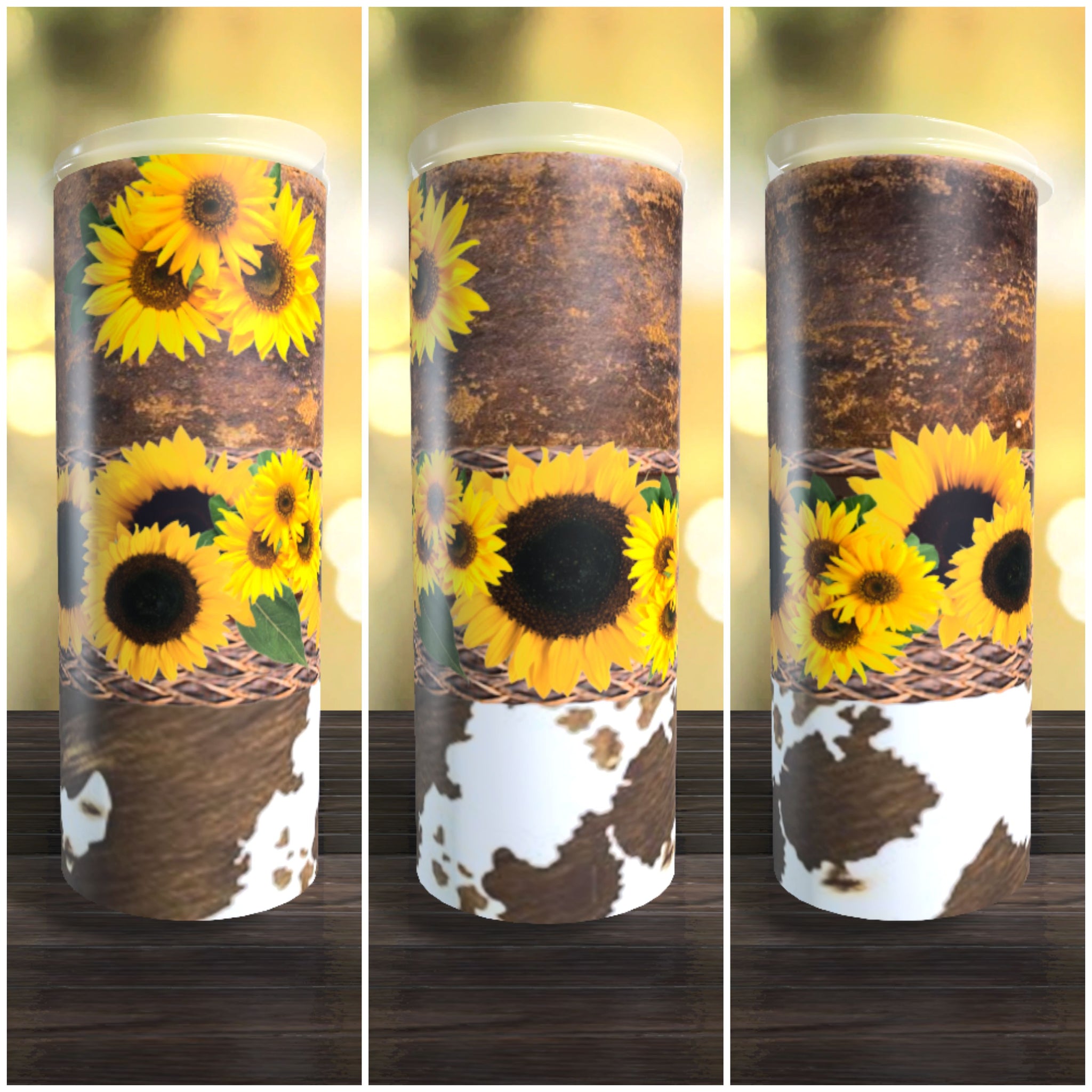 Western Sunflowers 20oz Tumbler