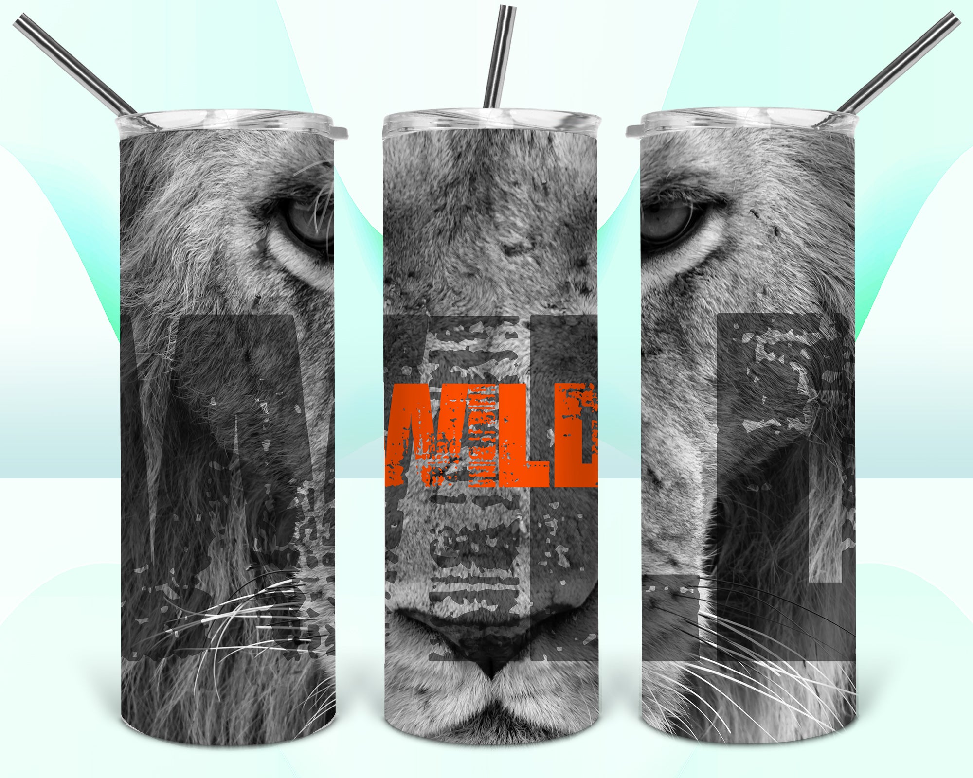 Wild Lion 20oz Tumbler